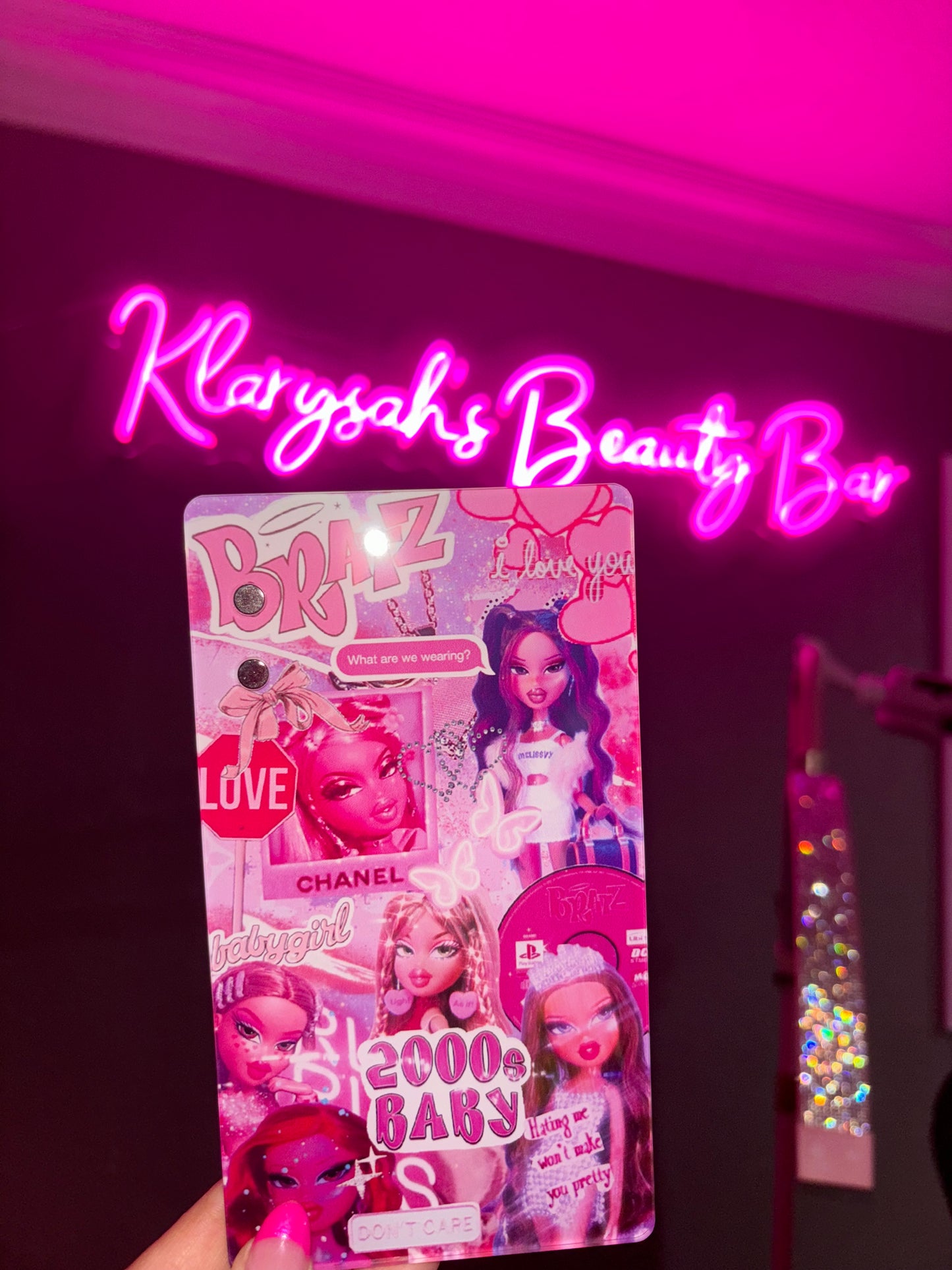 Pink 2000s Baby Tile