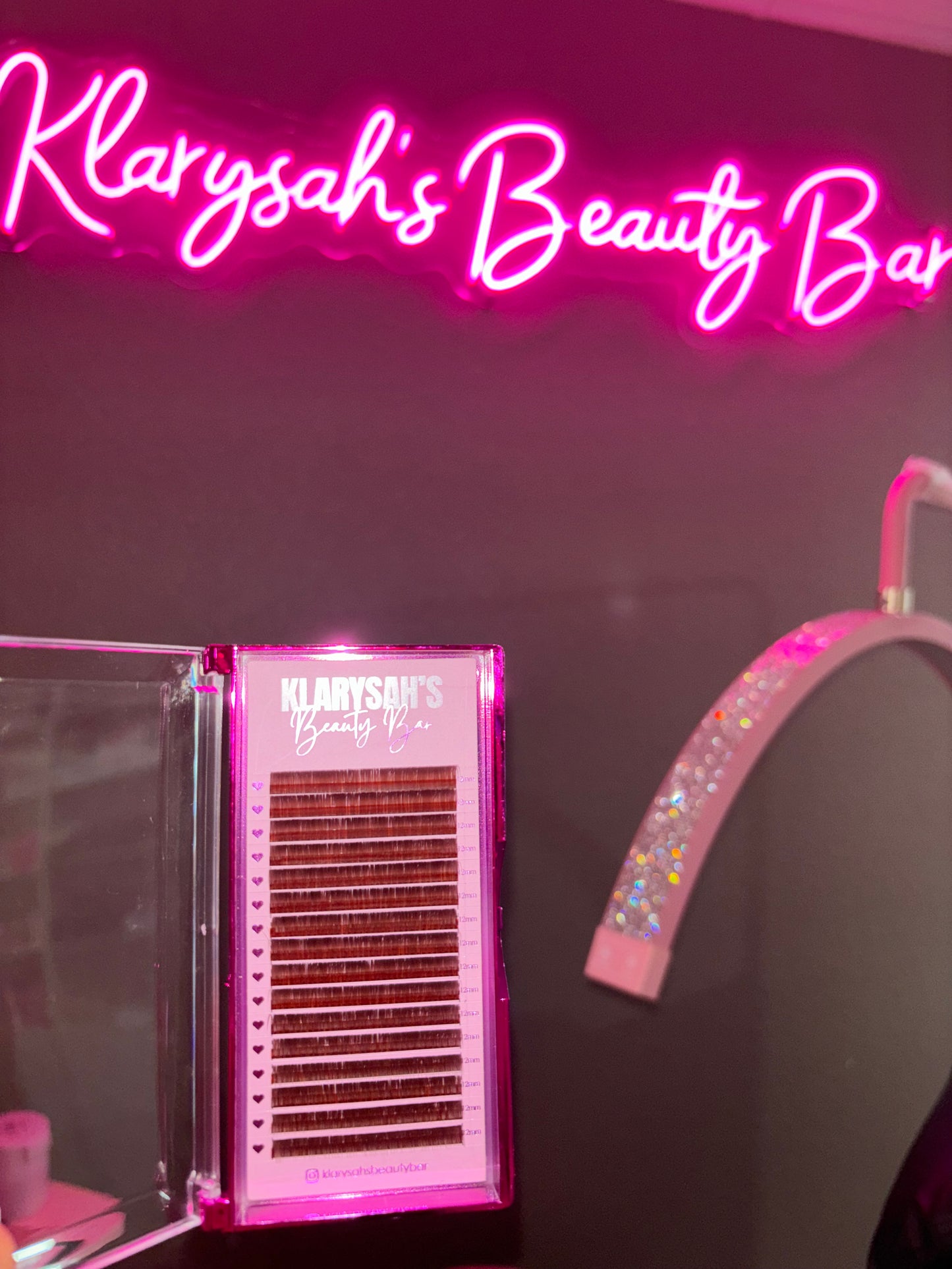 Brown Silk Lash Tray