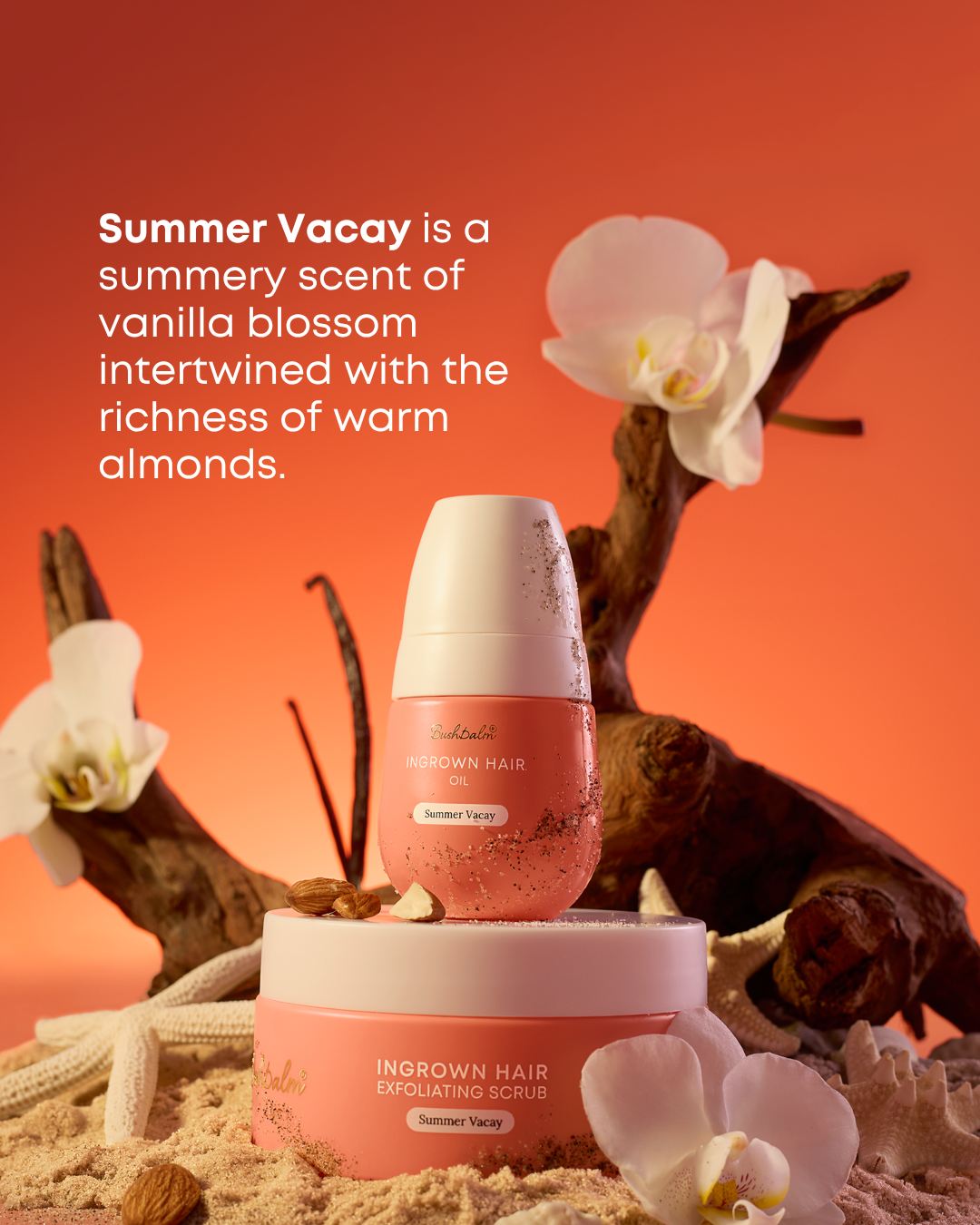 Bushbalm Summer Vacay Ingrown Hair Exfoliating Scrub