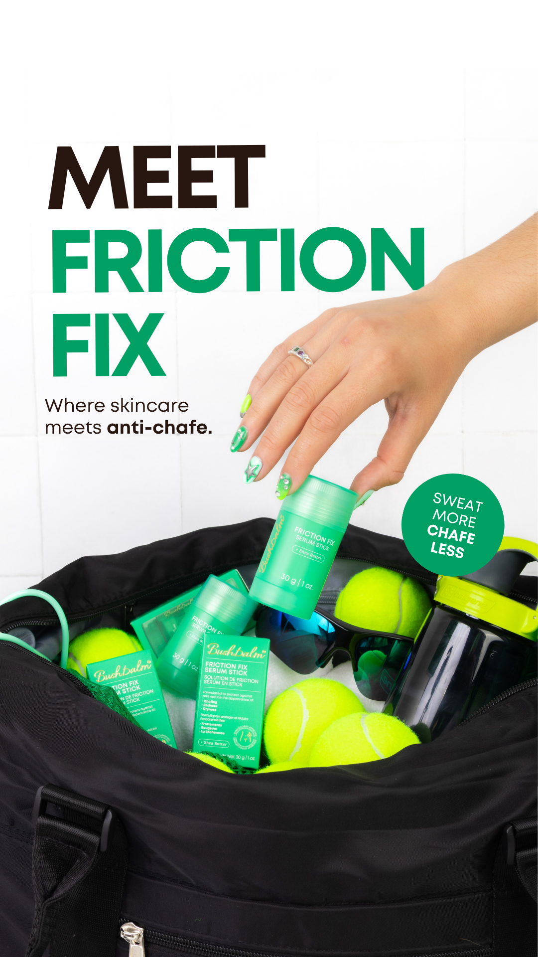 Bushbalm Friction Fix Serum Stick