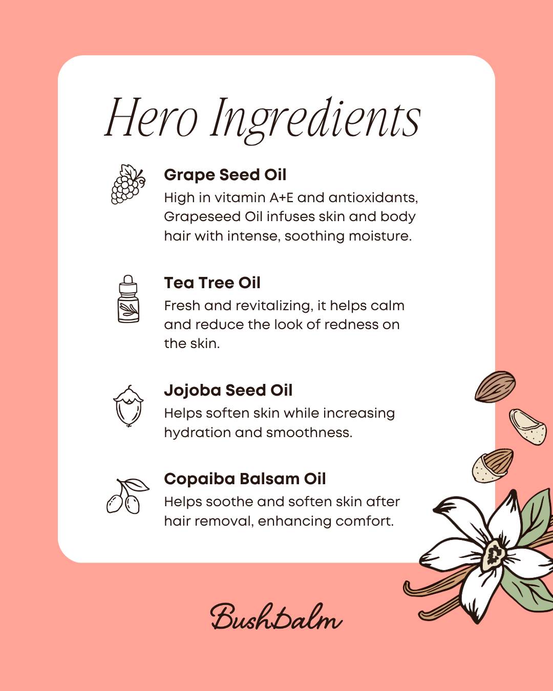 Bushbalm Summer Vacay Ingrown Hair Exfoliating Scrub