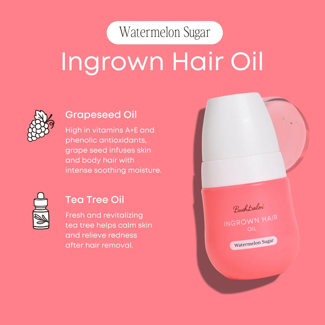 Bushbalm Watermelon Sugar Ingrown Hair Oil