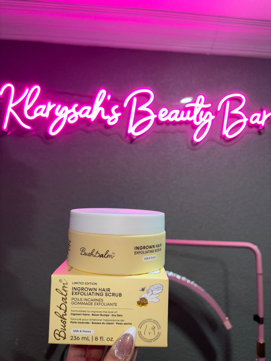 Bushbalm Milk & Honey Ingrown Hair Exfoliating Scrub