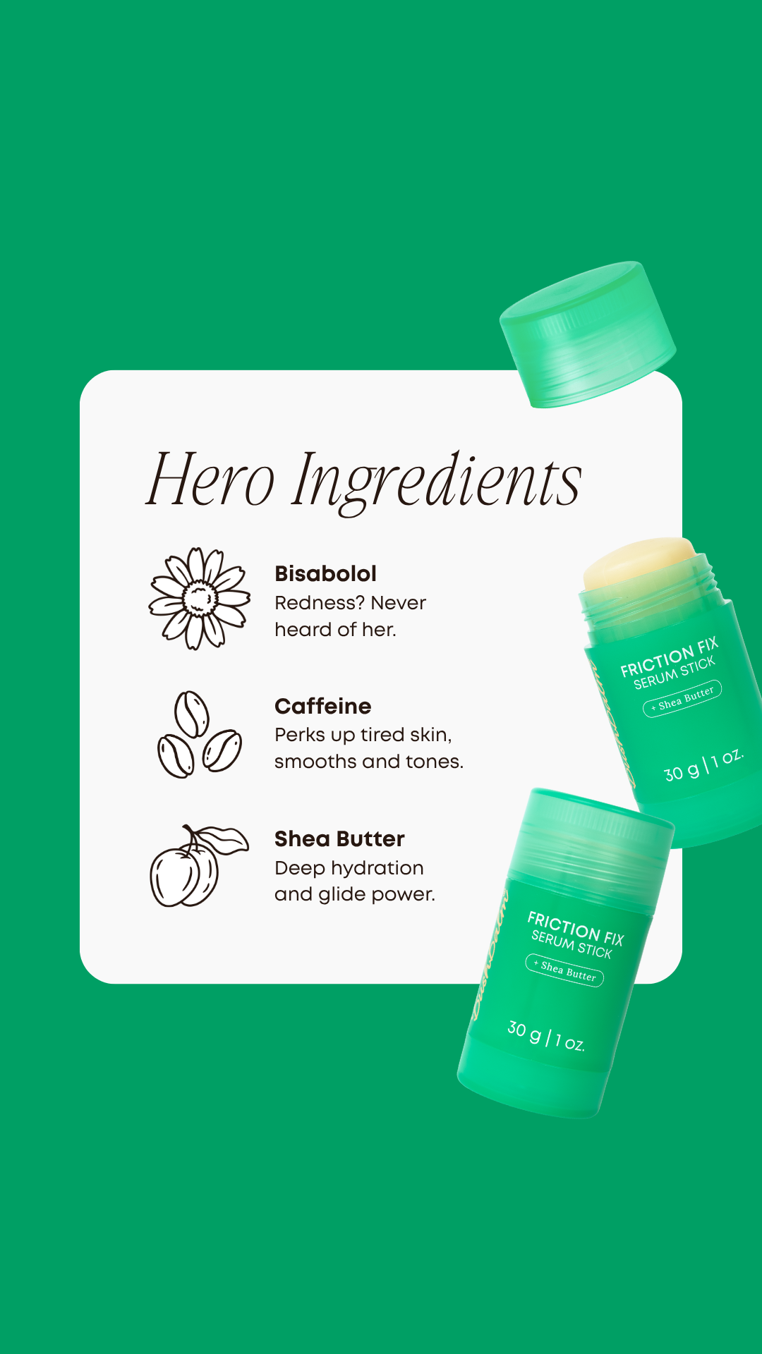 Bushbalm Friction Fix Serum Stick