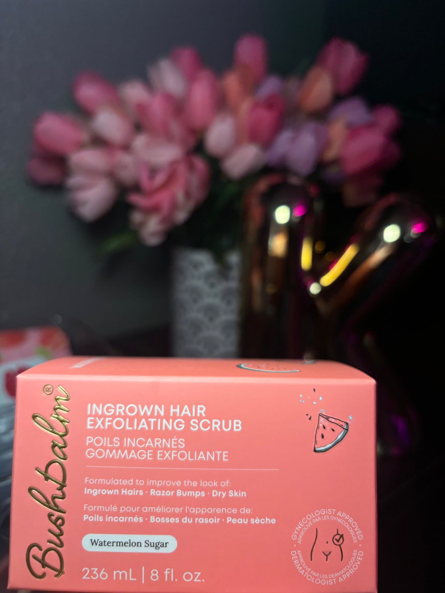 Bushbalm Watermelon Sugar Ingrown Hair Exfoliating Scrub