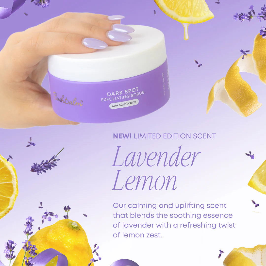 Bushbalm Lavender Lemon Dark Spot Exfoliating Scrub