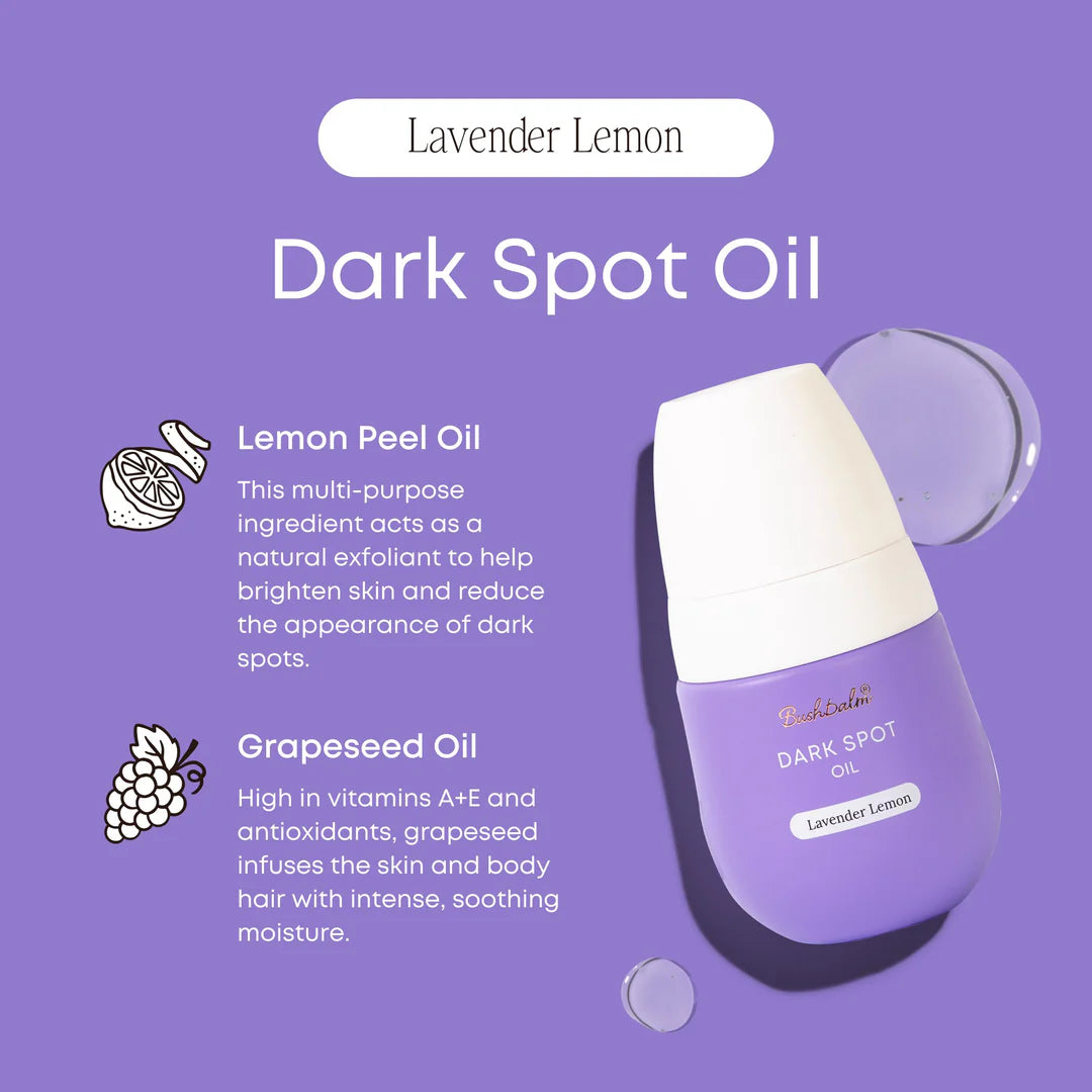 Bushbalm Lavender Lemon Dark Spot Ingrown Hair Oil