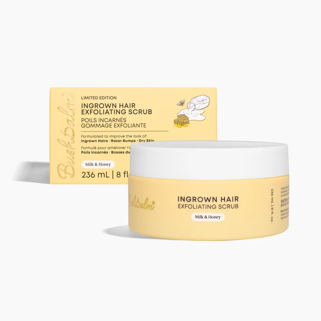 Bushbalm Milk & Honey Ingrown Hair Exfoliating Scrub