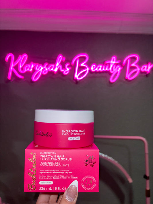 Bushbalm Berry Crush Ingrown Hair Exfoliating Scrub