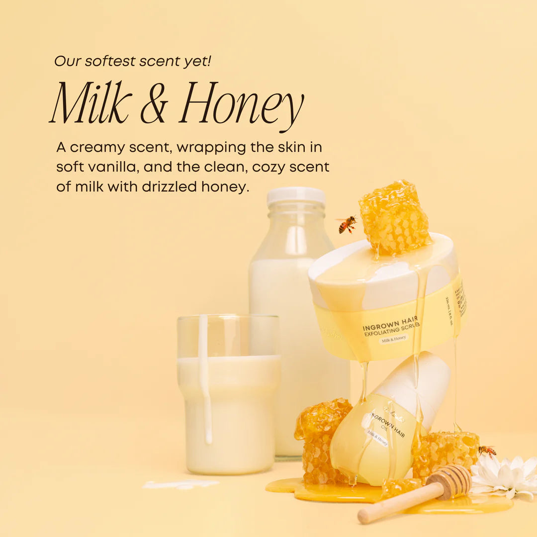 Bushbalm Milk & Honey Ingrown Hair Exfoliating Scrub