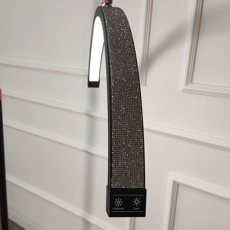 Half Moon Diamond Lamp- 28in