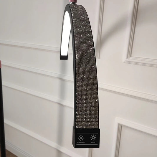 Half Moon Diamond Lamp- 28in