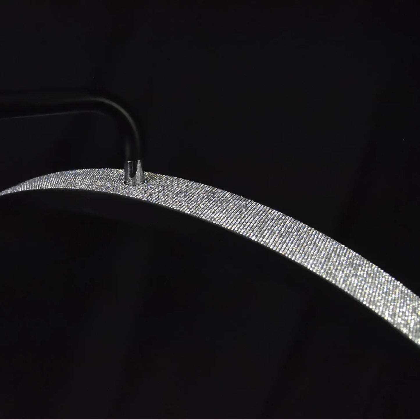 Half Moon Diamond Lamp- 28in